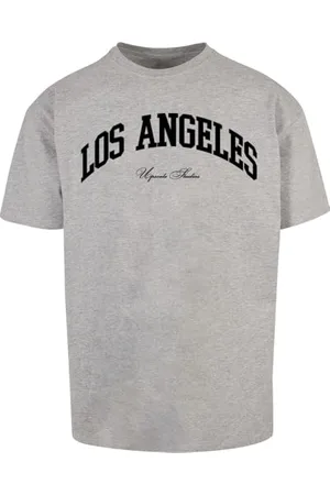 Mister Tee Upscale Uniseks T-Shirt L.A. College Oversize Tee, T-shirt z nadrukiem, oversized fit, Streetwear, , 3XL