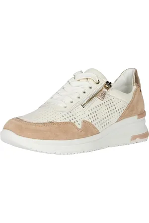 ARA Damskie buty sportowe NEAPEL, piaskowe, Shell, platyna, 41,5 EU, , 41.5 EU