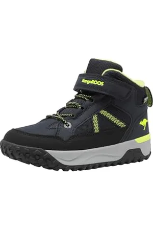KangaROOS Unisex K-NB GARP EV śniegowce, granatowe/limonkowe, 37 EU, , 37 eu