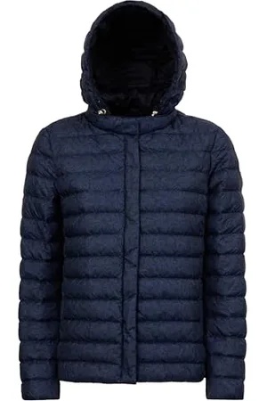 Geox Woman D JAYSEN DOWN JACKETS NAVY BLAZ/CROWN BLUE_48, , 42