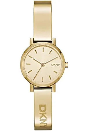 DKNY Zegarek damski Soho, trzy wskazówki, stop, z obudową 24 mm, Złoto