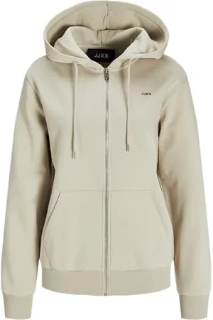 JACK & JONES Jxabbie RLX Ls Every Zip Hood SWT Noos bluza damska, , XL