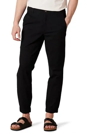 Amazon Męskie spodnie dresowe slim fit chino, czarne, XS