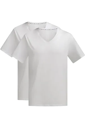 Dim Koszulka męska z dekoltem w serek Good Organic Cotton x2, , S