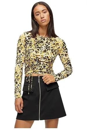 HUGO BOSS Damski top Dafuxia Jersey, , L