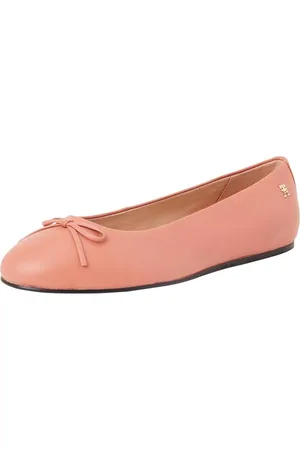 Tommy Hilfiger Damskie baleriny skórzane płaskie kokardki Fw0fw08359 buty na co dzień, , 37 EU