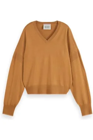 Scotch&Soda Damski sweter z dekoltem w serek, , XS