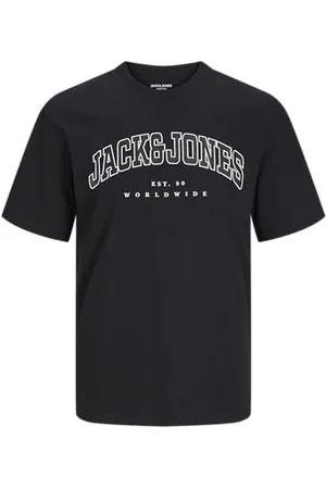 JACK & JONES Koszulka chłopięca Jjecaleb Varsity Tee Ss O-Neck Sn Jnr, , 152