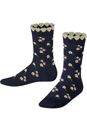 Falke Uniseks - dzieci Skarpety Ditsy Flowers K So bawełna z wzorem 1 Para, , 39-42