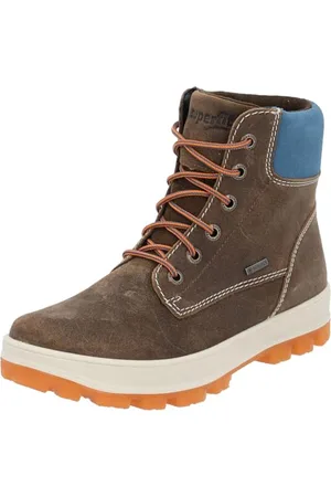Superfit Chłopięce śniegowce Tedd, Braun Blau 3010, 6 UK Narrow