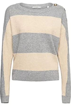 ESPRIT Sweter damski, 037/Średni Szary 3, XS