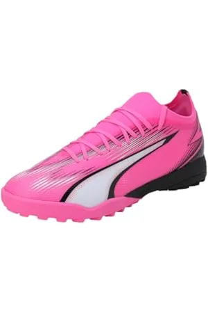 PUMA Męskie buty piłkarskie Ultra Match Tt, Trucizna Różowy Biały Czarny, 46 EU