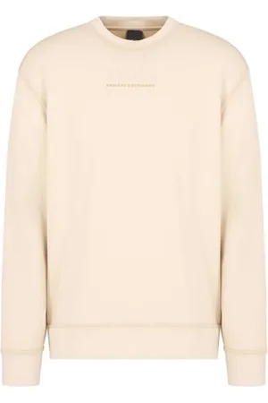 Armani Exchange Męska bluza modal Cotton Debossed Logo sweter Crewneck, , L