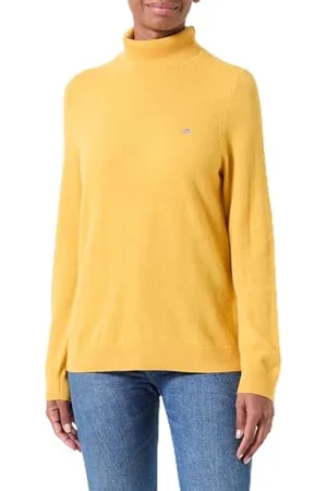 GANT Extrafine Lambswool rolowany kołnierz, , XXL