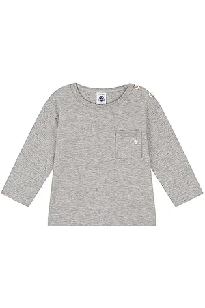 Petit Bateau A08EZ Koszulka z długim rękawem, Chaton Chine, 12 miesięcy dla niemowląt, , 12 miesięcy