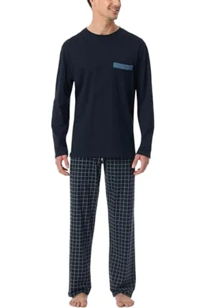 Schiesser Piżama męska Lang-Comfort Nightwear zestaw piżamowy, , 58