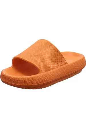 TOM TAILOR Damskie 7490230002 Klapki, pomarańczowe, 36 EU, , 36 EU