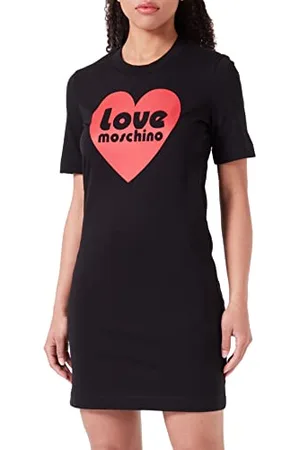 Moschino Damska sukienka z krótkim rękawem, krój regularny, , 38, , 38