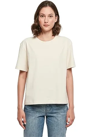 Build Your Brand Damska koszulka damska Everyday Tee, luźny t-shirt dla kobiet o wyglądzie oversize, bawełna, rozmiary XS - 5XL, , 4XL