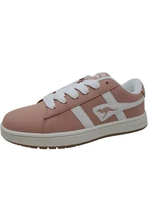 KangaROOS Unisex K-CA AD Pimp Sneakers, Peach Blush/White, 36 EU, , 36 EU
