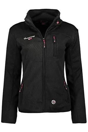 Geographical Norway Teden Lady Ciepły polar damski z zamkiem błyskawicznym - kurtka jesienno-zimowa ciepła damska - długi rękaw miękki futrzany sweter wygodny na zewnątrz ( L), , L