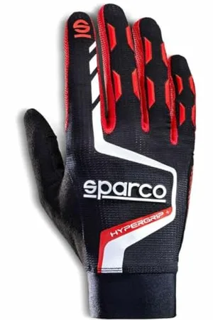 Sparco RĘKAWICY HYPERGRIP+ T 11 CZARNY/CZERWONY, , 42/50 EU