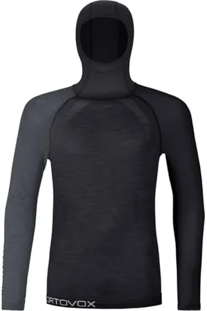 ORTOVOX Męska bluza z kapturem 120 Comp Light, Black Raven, S, , S