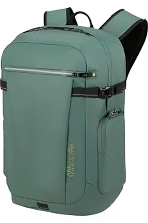 American Tourister Amerykański minister wycieczek Upventure - plecak laptopa 17,3 cala, 49,5 cm, 32 L, zielony (ciemny las)