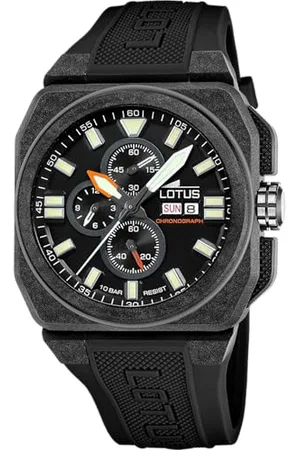 Lotus Zegarek męski 18976/4 Chrono Etui z włókna węglowego gumowy pasek, , pasek