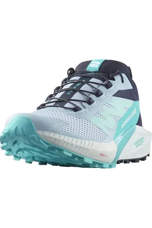 Salomon Sense Ride 5 damskie buty do biegania w terenie, Cashmere Blue Carbon Peacock Blue, 41 1/3 EU