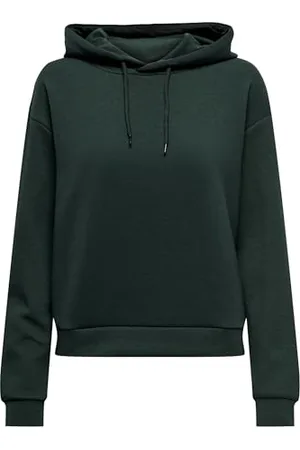 ONLY Damska bluza z kapturem, jednokolorowa bluza z kapturem, , S