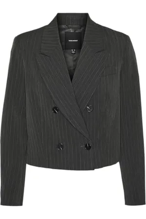 VERO MODA VMSILJE LS DB Short Pinstripe Blazer Blazer, , 34