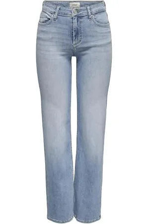 ONLY Onlblush Mid Straight DNM Tai467 Noos prosty krój, , 32 FR/XS/L damskie, , 32 FR/XS/L