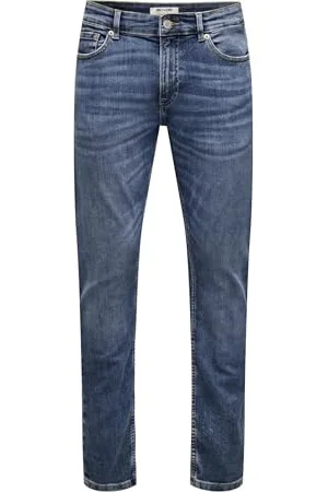 Only & Sons Męskie jeansy ONSWARP Skinny 3229 NOOS Noos, niebieskie denim, 33/30
