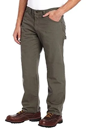 Dickies Męskie spodnie dżinsowe Duck Carpenter, Płukany zielony, 34W / 30L