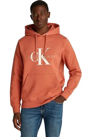 Calvin Klein PVH Europe B.V Seasonal Monolog regularna bluza z kapturem J30j320805, brązowa (Aragona), XS męska, , XS