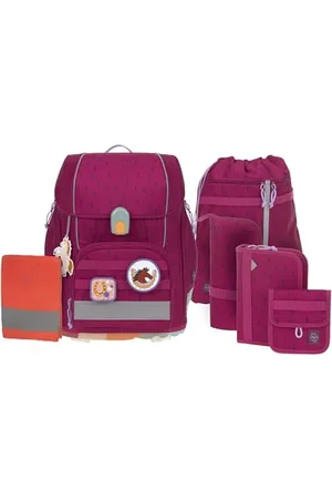 LÄSSIG LÄSSIG 7-częściowy zestaw z tornistrem dla dzieci/School Set Boxy Unique , , Einheitsgröße, Casual