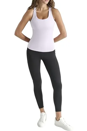DKNY Koszulka damska Balance Compression Racerback Tank W/Built in Bra Shirt, , L