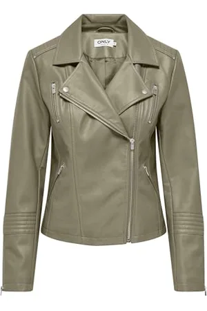 ONLY Onlgemma damska sztuczna skóra Biker OTW Noos, , Numeric_44, , 44