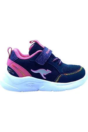 KangaROOS Buty sportowe dla chłopców i dziewczynek K-NY Chip EV, granatowe (Dk Navy/Daisy Pink), 21 EU, , 21 EU