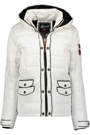 Geographical Norway Dacili Lady Damska kurtka wiatrówka outdoorowa - Damska kurtka z długim rękawem - Płaszcz przeciwdeszczowy na wędrówki, wiosna, lato, jesień, zima ( M), , M