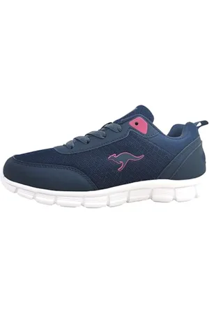 KangaROOS Damskie buty sportowe K-RF Bethy, granatowe (Dk Navy/Daisy Pink), 37 EU, , 37 eu
