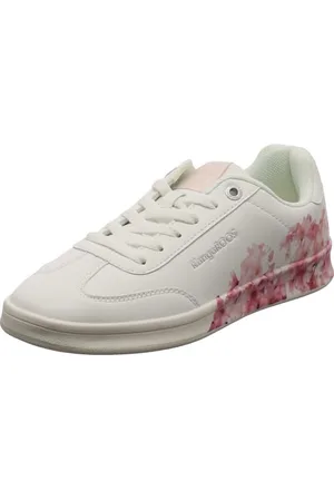 KangaROOS Damskie buty sportowe K-Ten Flowers, White/Flower, 41 EU, , 41 EU