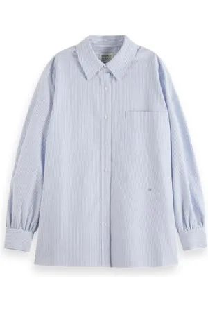 Scotch&Soda Core Girlfriend Oxford Stripes Shirt, , 38