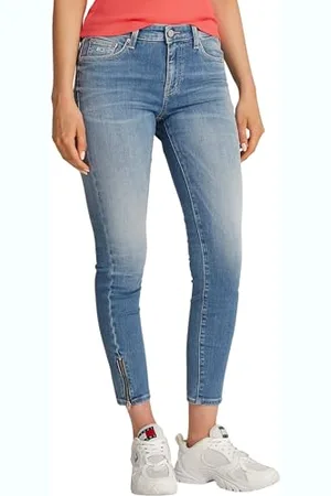 Tommy Hilfiger Damski SOPHIE LW SKN ANK ZIP BI1239 Skinny, Denim, 27W/34L, , 27W / 34L