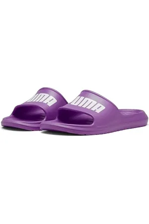 PUMA Sandały unisex DIVECAT V2 LITE Slide Sandal, Wild Berry White, 40 UK, Dzika jagoda biała, 42 EU