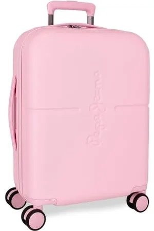 Pepe Jeans Highlight, walizka kabinowa, bagaż, wnętrze z dwiema komorami, wykonany z wytrzymałego i lekkiego materiału ABS, 4 kółka obrotowe, zintegrowany zamek TSA port USB, , 40 cm x 55