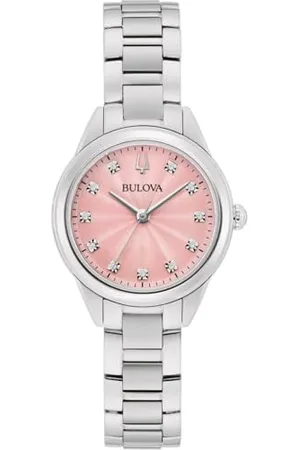 BULOVA Damski analogowy zegarek kwarcowy z bransoletką ze stali nierdzewnej 96P249, , bransoletka