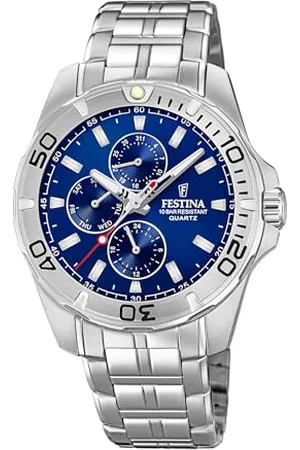 Festina Męski zegarek kwarcowy z bransoletką ze stali nierdzewnej F20445/2, , Einheitsgröße, bransoletka