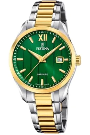 Festina Męski zegarek F20027/3 Swiss Made Case ze stali nierdzewnej Multi Bransoletka ze stali nierdzewnej, , pasek, , bransoletka